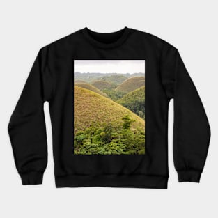 The Chocolate Hills, Carmen, Bohol, Philippines Crewneck Sweatshirt